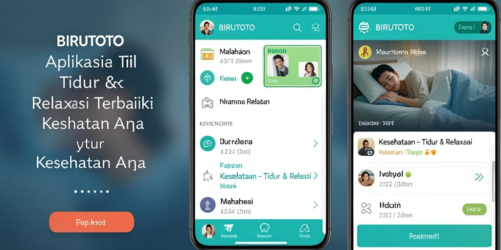 Antarmuka BIRUTOTO yang menenangkan dan fungsional.