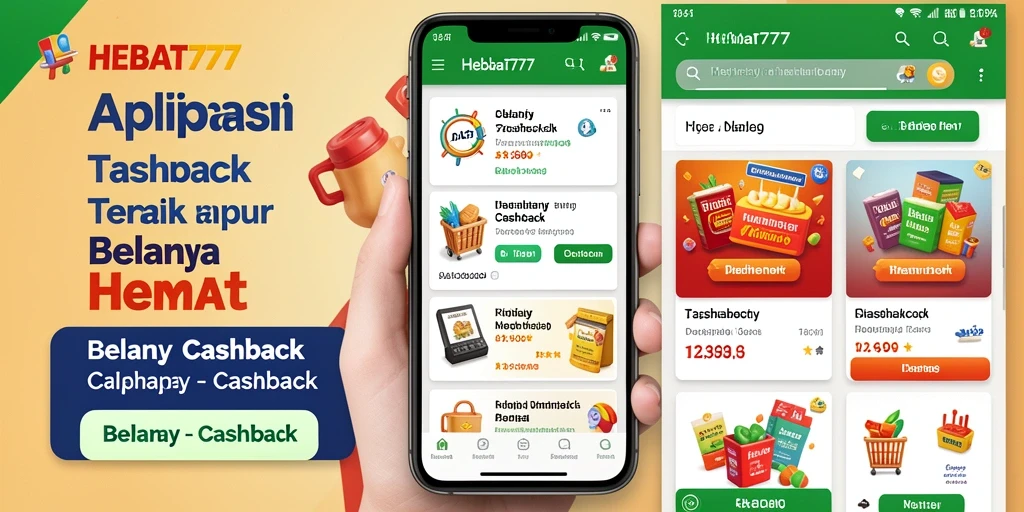 Antarmuka HEBAT777 yang menampilkan fitur Cashback yang mudah digunakan.