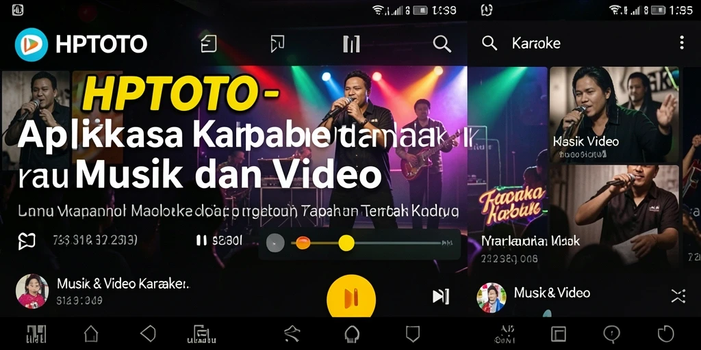 Antarmuka HPTOTO yang menarik dan fungsi Karaoke yang lengkap.