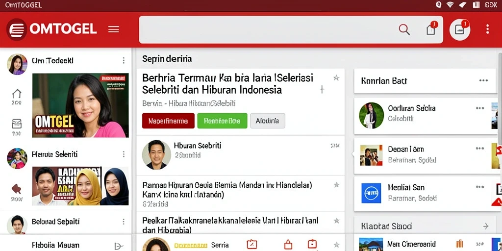 Tampilan antarmuka menarik dari aplikasi OMTOGEL.